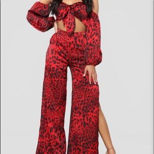 Made In The Wild Satin Leopard Set